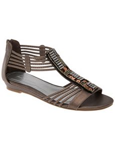 Sequin gladiator sandal