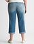 Rolled cuff denim crop by Seven7