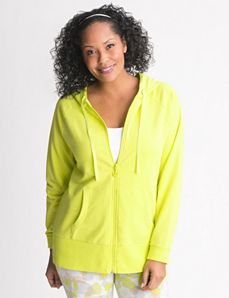 Plus Size Long Sleeve Hoodie by Lane Bryant