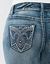 Embellished skinny ankle jean