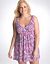 Colorful zebra knit chemise