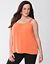 Full figure Lane Collection grosgrain trim tank