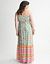 Mixed Print Strapless Maxi Dress by Lane Bryant