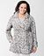 Womens Animal Print Trench Coat