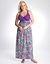 Cascading swirl sleep maxi