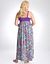 Cascading swirl sleep maxi