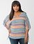Striped drama top by Lane Bryant