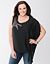 Embellished asymmetric blouse