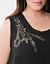 Embellished asymmetric blouse