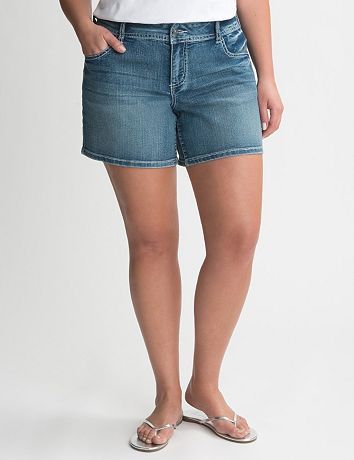 Full Figure Sequin Pocket Jean Short