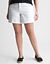 White denim short