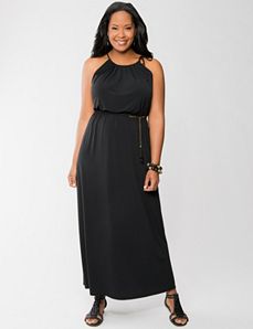 Surplice Maxi Dress by Lane Bryant