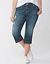 Distressed denim capri by Seven7