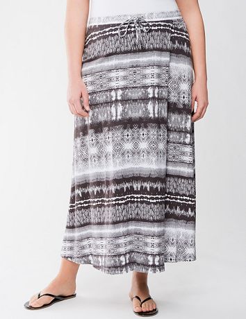 Mixed print maxi skirt by Seven7