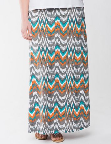 Zig zag maxi skirt by Seven7