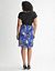 Mixed material floral dress by Lane Bryant