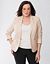Plus Size Leather Blazer by Lane Bryant
