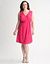 Lace Surplice Dress by Lane Bryant
