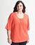 Beaded cold shoulder top by Lane Bryant