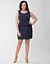 Lace peplum dress