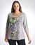 Full Figure Graphic Baseball Tee by Lane Bryant