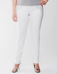 Lane Collection embellished skinny jean