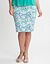 Scalloped arches pencil skirt