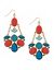Lane Collection beaded chain earrings