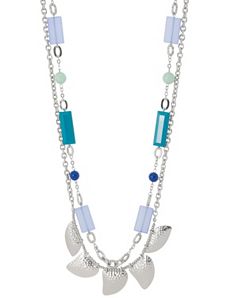 Nested shark teeth necklace by Lane Bryant