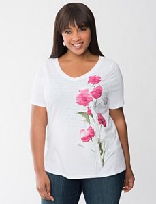Floral tee
