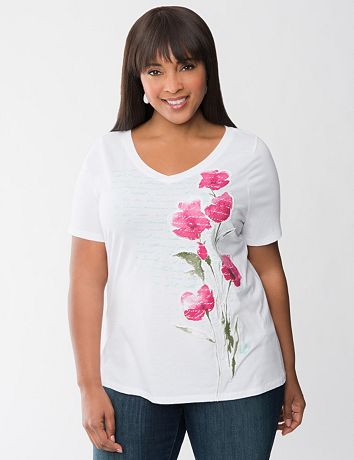Floral tee