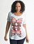 Sheer butterfly tee