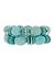 Lane Collection faux turquoise stretch bracelet duo
