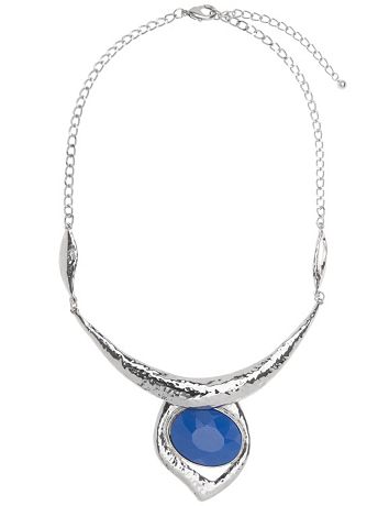 Lane Collection stone statement necklace