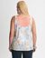 Lace back butterfly tank