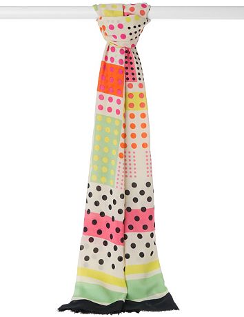 Oversized Geo Print Scarf by Lane Bryant