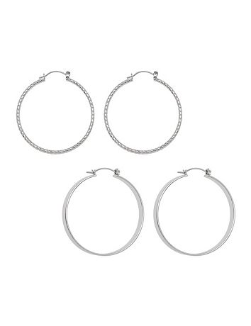 Hoop earrings duo by Lane Bryant