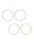 Textured hoop earrings duo by Lane Bryant