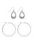 Teardrop & hoop earrings duo by Lane Bryant