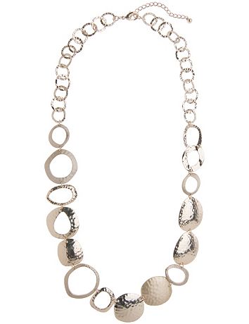 Lane Collection hammered chain necklace