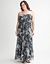 Ruffled Paisley Maxi Dress by Lane Bryant