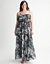 Ruffled Paisley Maxi Dress by Lane Bryant
