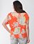 Lane Collection print V-neck top