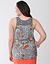 Lane Collection embellished cowl tank