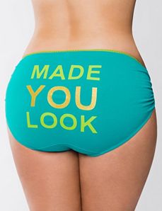 Made You Look cotton hipster panty