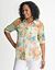 Rolled sleeve floral Top by Lane Bryant