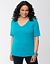 Plus Size V Neck Tee by Lane Bryant