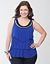 Embellished tiered tank by Lane Bryant