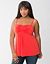 Embellished shirred tube top