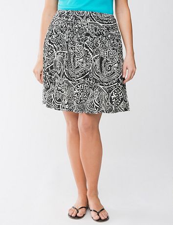 Plus Size Batik Flippy Skirt by Lane Bryant